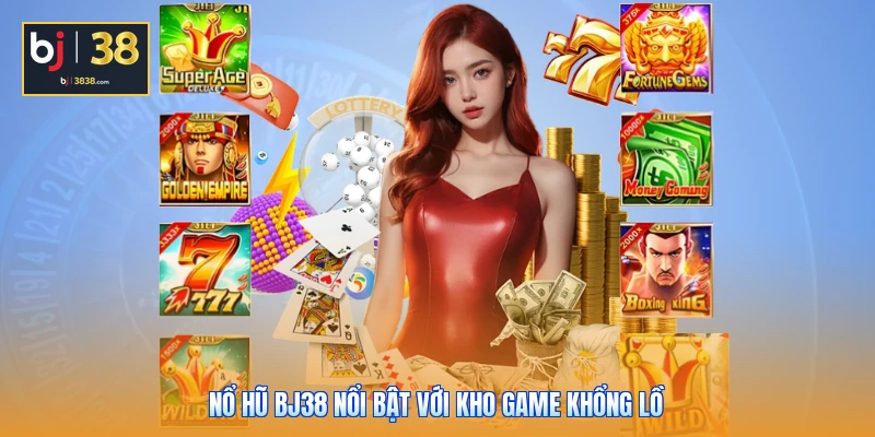 Nổ hũ BJ38 nổi bật với kho game khổng lồ